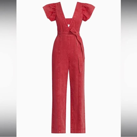 En Saison AcidWash Cotton Jumpsuit - Picture 1 of 2